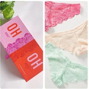 Anthropologie | NWT Lace Bikini Briefs Set (3pk)